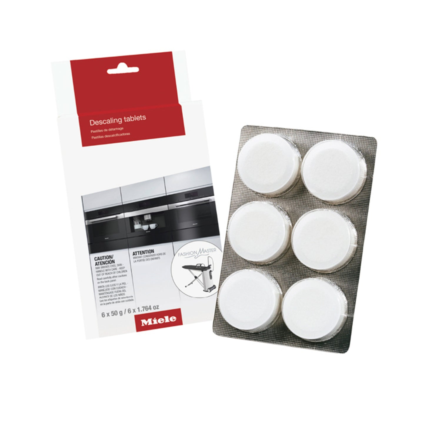 MIELE DESCALING TABLETS FOR OVENS AND AUTOMATIC COFFEE MACHINES - 6PK - 11201170