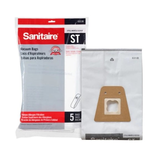 UPRIGHT SANITAIRE ST DUSTBAG PACKAGE OF 5 - 63213B